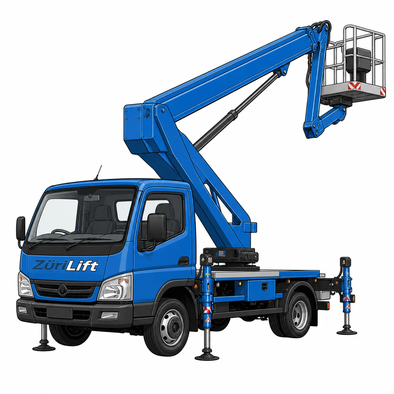 LKW-Arbeitsbühne Multitel MJE 250